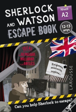 Capa do artigo Sherlock & Watson. Escape Book Per Repassar Angles. 12-13 Anys