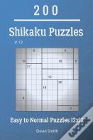 Shikaku Puzzles - 200 Easy To Normal Puzzles 12x12 Vol.13