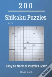 Capa do artigo Shikaku Puzzles - 200 Easy To Normal Puzzles 12x12 Vol.13