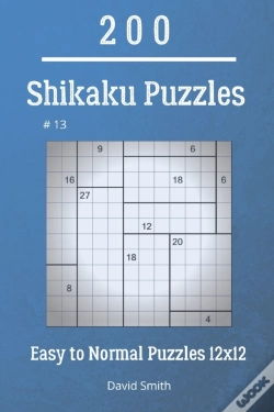 Capa do artigo Shikaku Puzzles - 200 Easy To Normal Puzzles 12x12 Vol.13