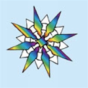 Shiny Snowflakes Stickers - Preview