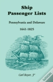 Capa do artigo Ship Passenger Lists, Pennsylvania And D