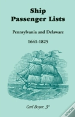 Capa do artigo Ship Passenger Lists, Pennsylvania And D
