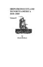 Ships From Scotland To North America, 1830-1860 - Preview