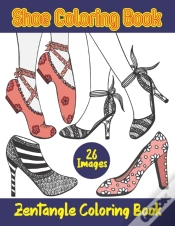 Capa do artigo Shoe Coloring Book. Zentangle Coloring Book