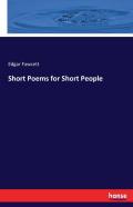 Short Poems For Short People