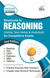 Capa do artigo Shortcuts In Reasoning (Verbal, Non-Verbal, Analytical & Critical) For Competitive Exams 2nd Edition