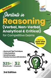 Capa do artigo Shortcuts In Reasoning (Verbal, Non-Verbal, Analytical & Critical) For Competitive Exams 3rd Edition