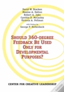 Capa do artigo Should 360-Degree Feedback Be Used Only For Developmental Purposes?