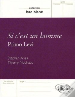 Capa do artigo Si C'Est Un Homme ; Primo Levi