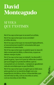Capa do artigo Si Vols Que T