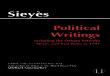 Sieyes: Political Writings