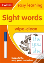 Sight Words Age 3-5 Wipe Clean Activity Book
