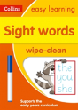 Sight Words Age 3-5 Wipe Clean Activity Book - Preview