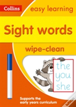 Capa do artigo Sight Words Age 3-5 Wipe Clean Activity Book