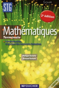 Capa do artigo Sigma; Mathématiques ; Terminale Stg (2e Édition)
