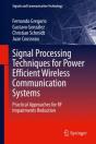 Signal Processing Techniques For Power Efficient Wireless Communication Systems - Preview