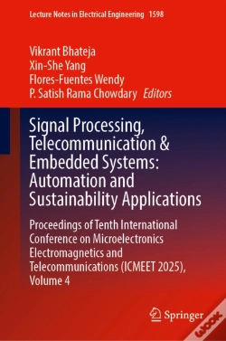 Capa do artigo Signal Processing, Telecommunication & Embedded Systems: Automation And Sustainability Applications