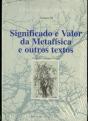 Significado e Valor da Metafisica - Preview