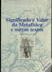 Capa do artigo Significado e Valor da Metafisica