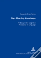 Capa do artigo Sign,Meaning,Knowledge