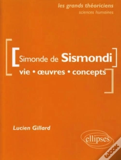 Capa do artigo Simonde De Sismondi ; Vie, Oeuvres, Concepts