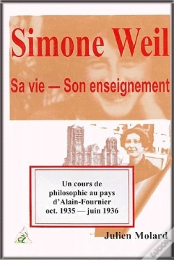 Capa do artigo Simone Weil ; Sa Vie, Son Enseignement
