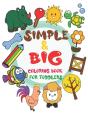 Simple And Big Coloring Book For Toddlers - Preview