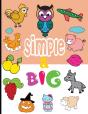 Simple And Big Coloring Book For Toddlers - Preview