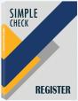 Simple Check Register - Preview