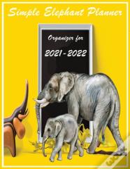 Simple Elephant  Planner Organizer For  2021-2022