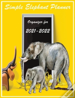 Capa do artigo Simple Elephant  Planner Organizer For  2021-2022