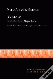 Capa do artigo Simplicius Lecteur Du Sophiste : Contribution À L