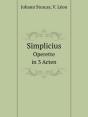 Simplicius Operette In 3 Acten - Preview