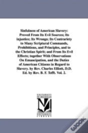 Capa do artigo Sinfulness Of American Slavery