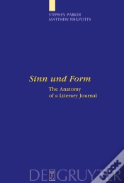 Capa do artigo "Sinn Und Form"