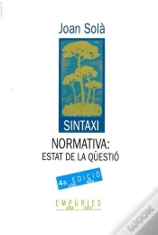 Capa do artigo Sintaxi Normativa: Estat De La Qüestió