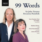 Capa do artigo Sir John Tavener/Roxanna Panufnik: 99 Words - CD