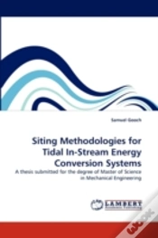 Capa do artigo Siting Methodologies For Tidal In-Stream Energy Conversion Systems