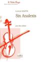 Six Analexis Pour Deux Violons - Preview