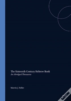 Capa do artigo Sixteenth Century Hebrew Book