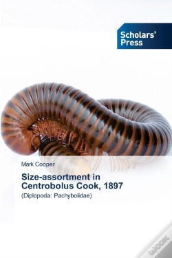 Capa do artigo Size-Assortment In Centrobolus Cook, 1897