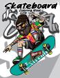 Skateboard Coloring Book - Preview