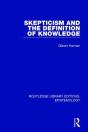 Skepticism And The Definition Of Knowledge - Preview