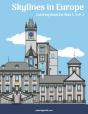 Skylines In Europe Coloring Book For Kids 1, 2 & 3 - Preview