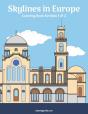 Skylines In Europe Coloring Book For Kids 1 & 2 - Preview