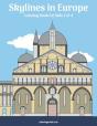 Skylines In Europe Coloring Book For Kids 3 & 4 - Preview