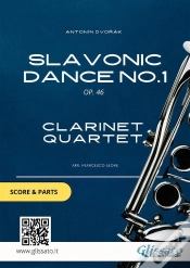 Capa do artigo Slavonic Dance No.1 - Clarinet Quartet Score & Parts