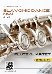 Capa do artigo Slavonic Dance No.1 - Flute Quartet Score & Parts