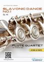Slavonic Dance No.1 - Flute Quartet Score & Parts - Preview